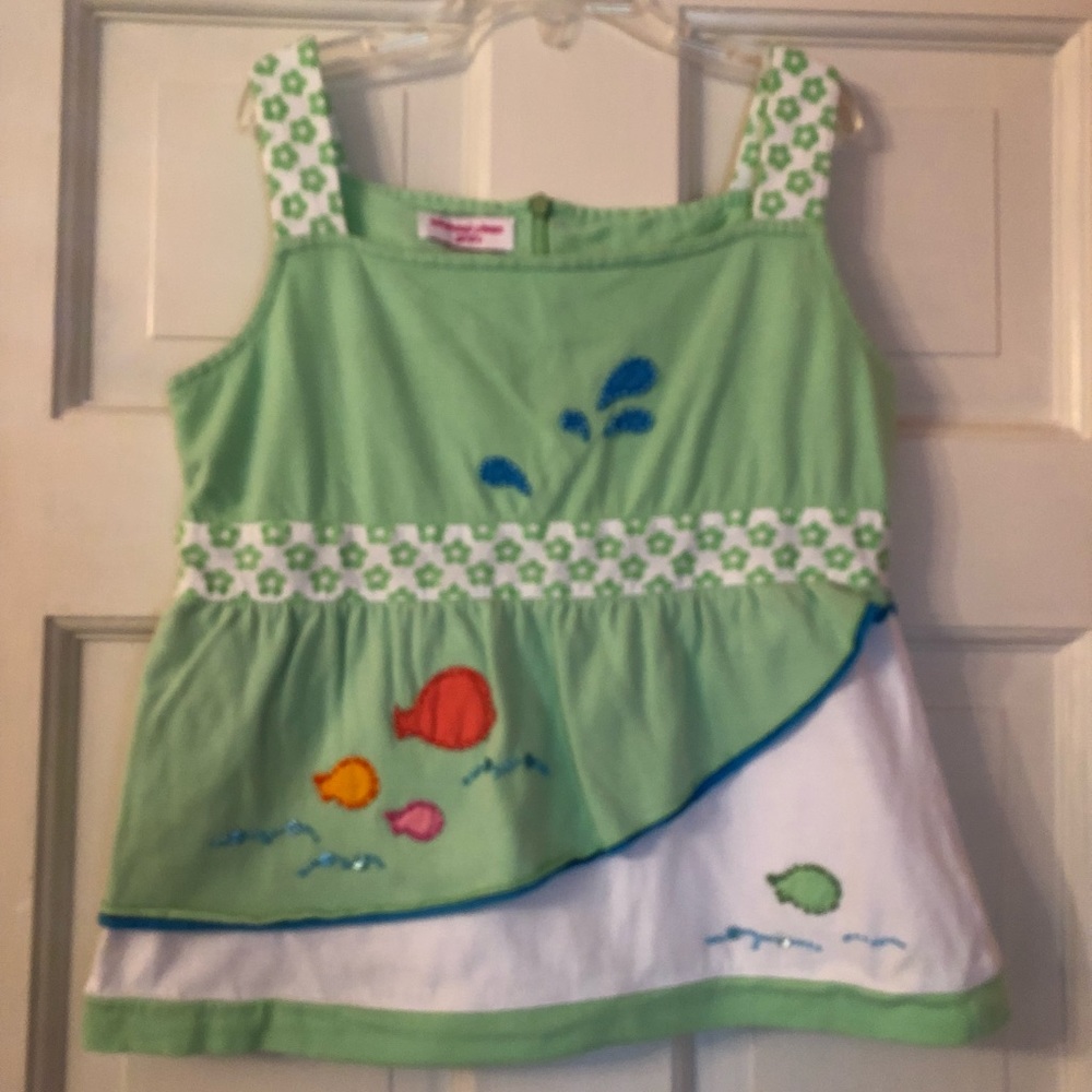 Michael Simon Girl Fish Tank Top Size 10